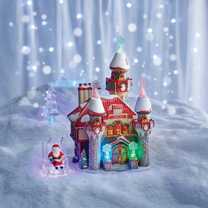 Department 56 Christmas North Pole Santa’s Castle popular