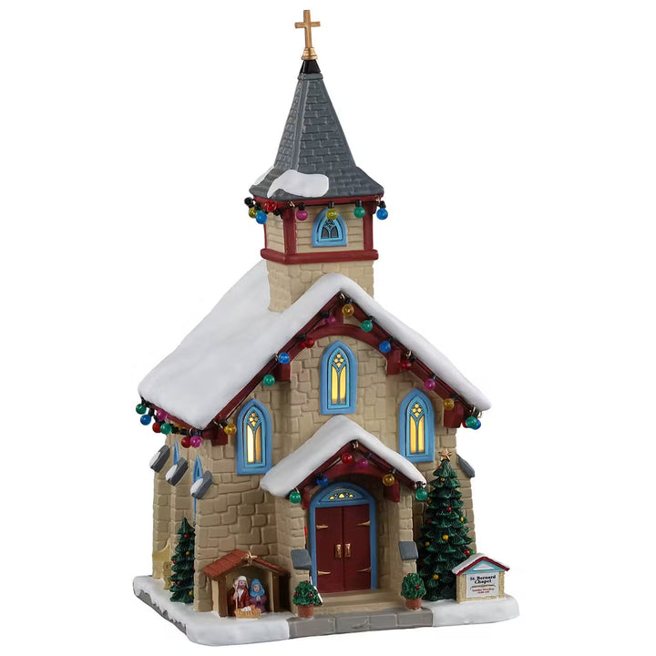Lemax Vail Village: St. Bernard Chapel sparkle-castle
