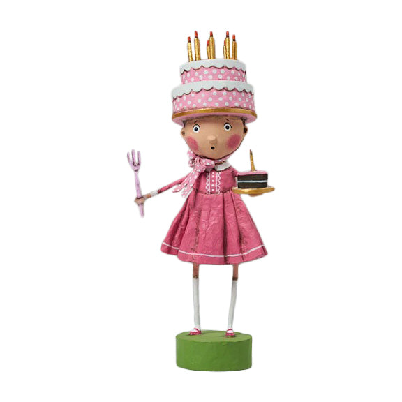 Lori Mitchell Swing into Spring Collection: Let's Eat Cake Figurine sparkle-castle