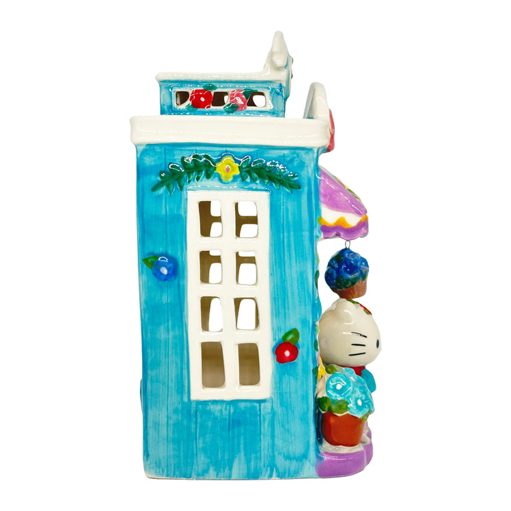 Blue Sky Clayworks: Hello Kitty and Friends Flower Shop Candle House sparkle-castle