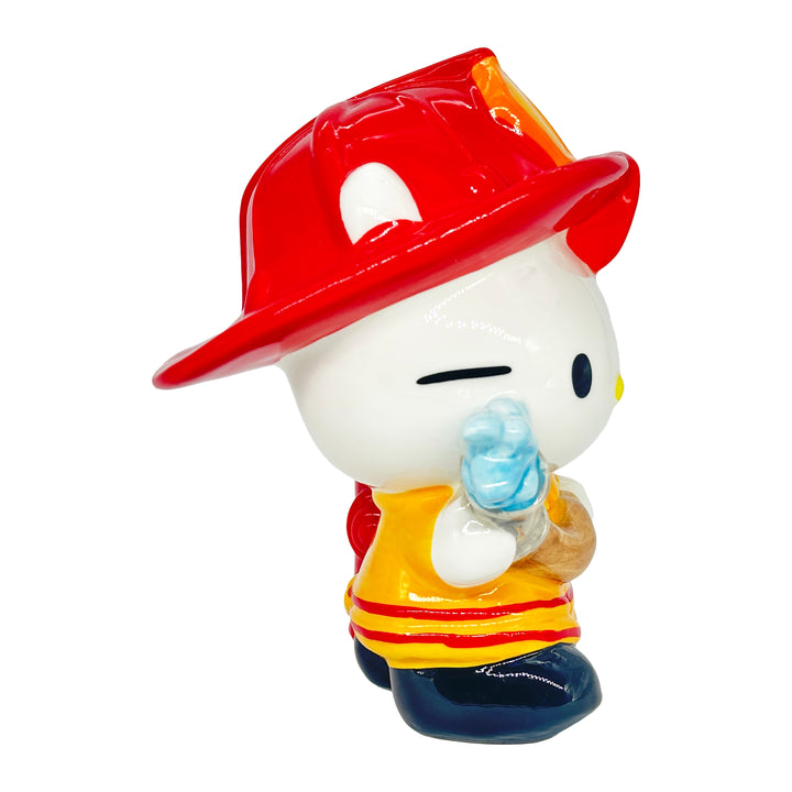 Blue Sky Clayworks: Hello Kitty Firefighter Figurine sparkle-castle