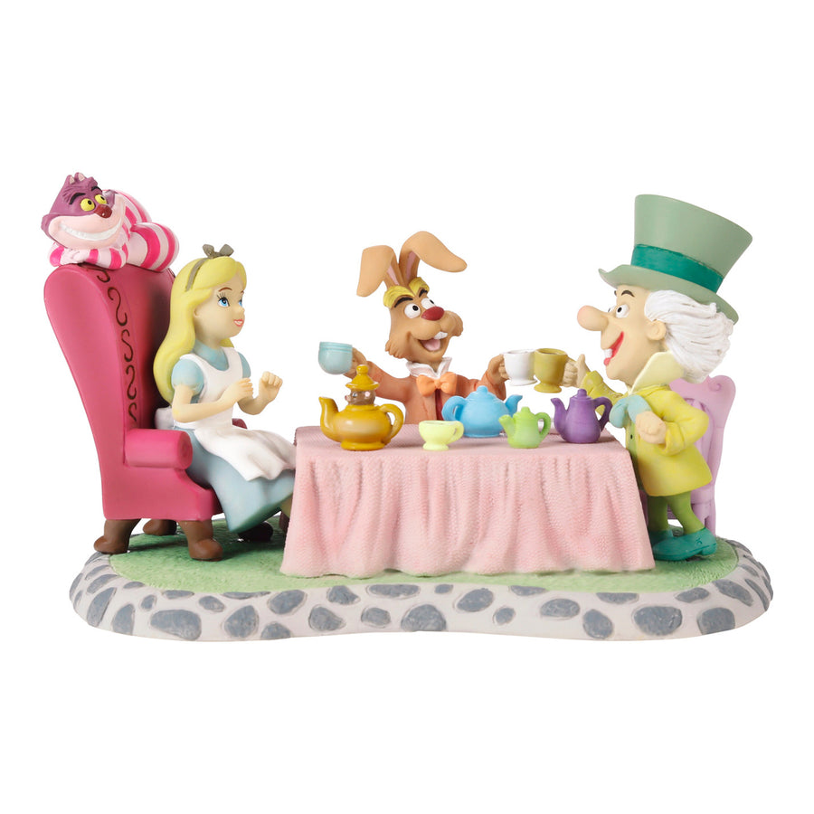 Precious Moments Disney Showcase: Alice in Wonderland Tea Party Figurine sparkle-castle