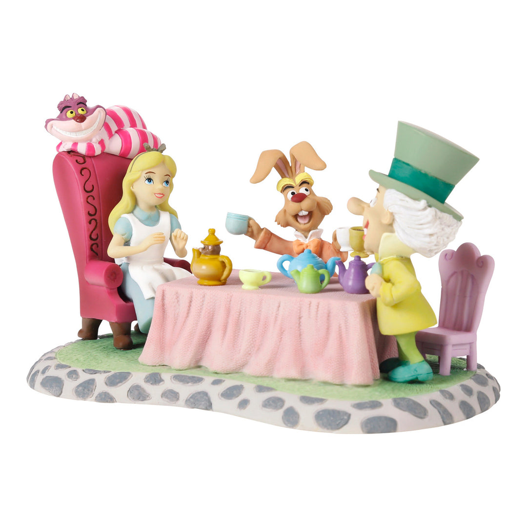 Precious Moments Disney Showcase: Alice in Wonderland Tea Party Figurine sparkle-castle