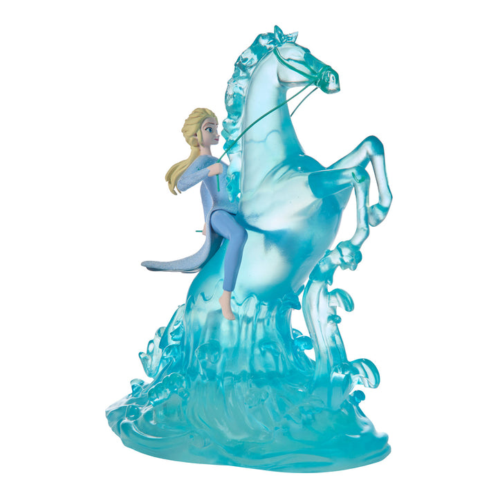Precious Moments Disney Showcase: Elsa with LED Nokk Coming Out of Water Figurine sparkle-castle