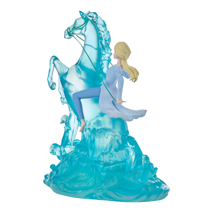 Precious Moments Disney Showcase: Elsa with LED Nokk Coming Out of Water Figurine sparkle-castle