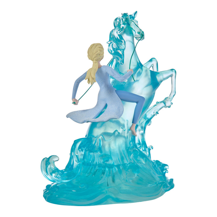 Precious Moments Disney Showcase: Elsa with LED Nokk Coming Out of Water Figurine sparkle-castle