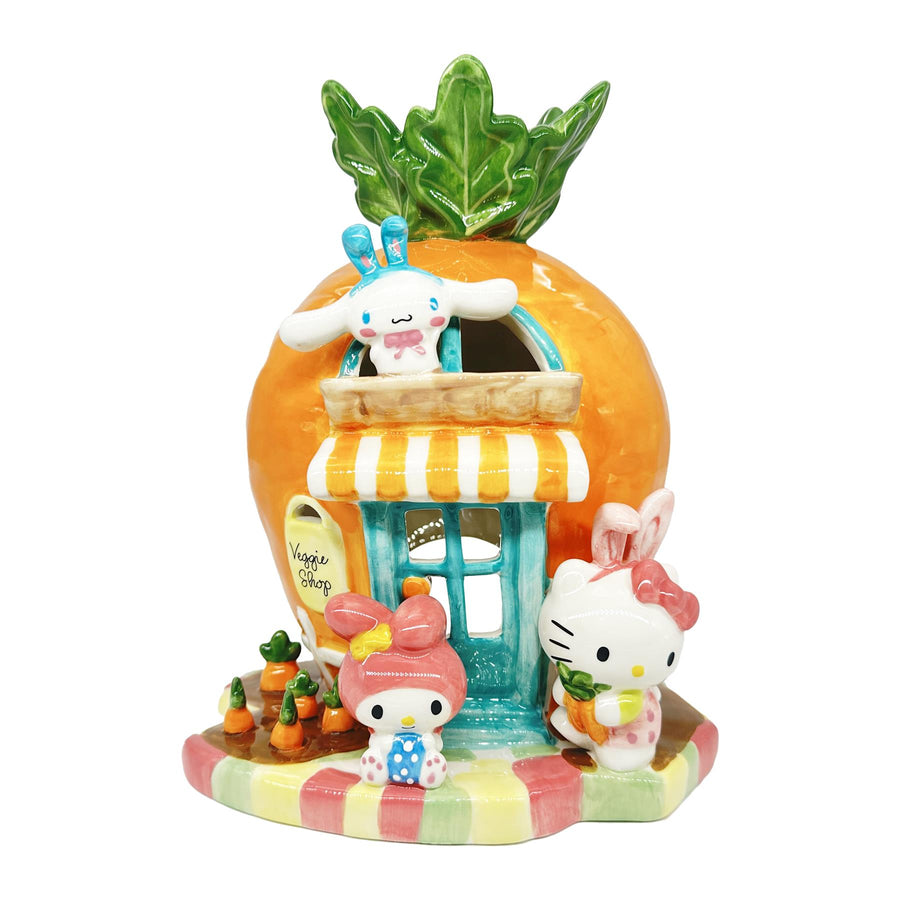 Blue Sky Clayworks: Hello Kitty and Friends Carrot Candle House sparkle-castle