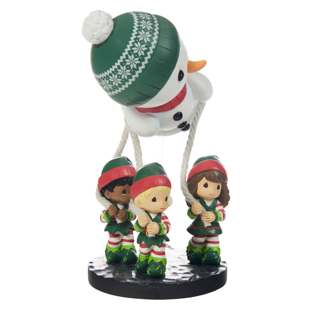 Precious Moments: Christmas Parade Snowman Balloon Figurine, 3rd in Series sparkle-castle