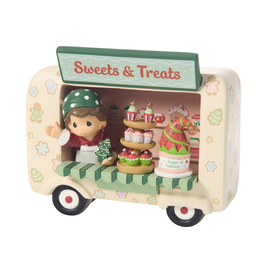 Precious Moments: Christmas Parade Desert Truck Figurine, 4th in Series sparkle-castle