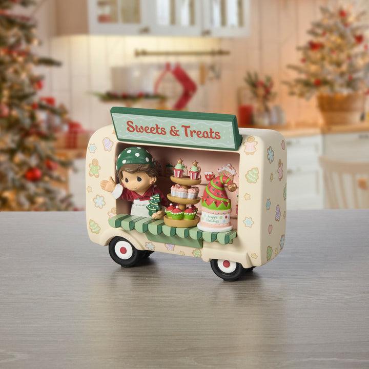 Precious Moments: Christmas Parade Desert Truck Figurine, 4th in Series sparkle-castle