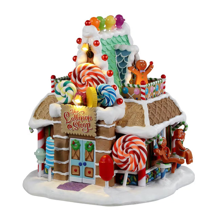 Lemax Sugar 'N Spice Village: The Lollipop Shop sparkle-castle