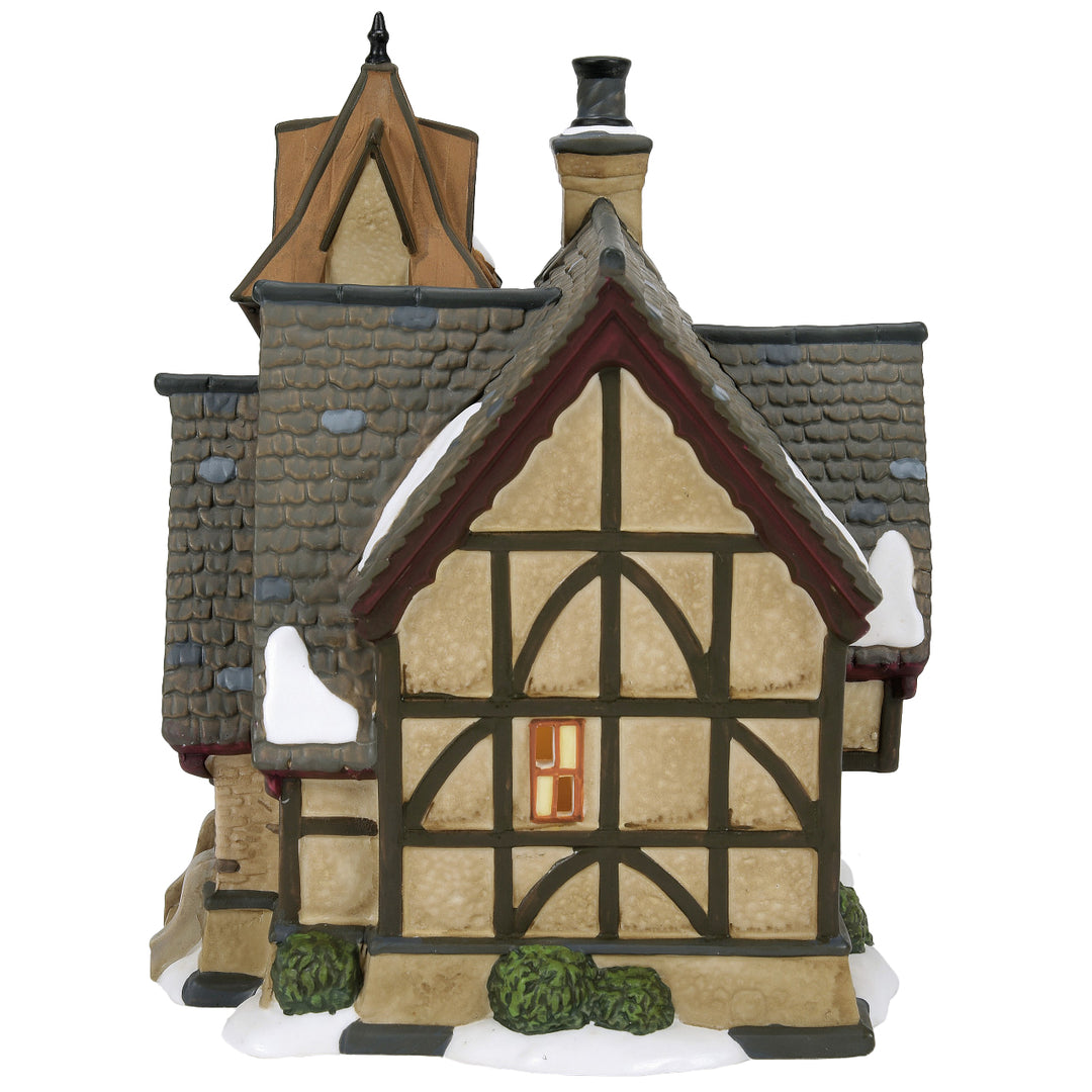 Department 56 Dickens Snow Village: The Partridge & Pear sparkle-castle