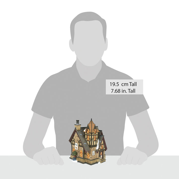 Department 56 Dickens Snow Village: The Partridge & Pear sparkle-castle