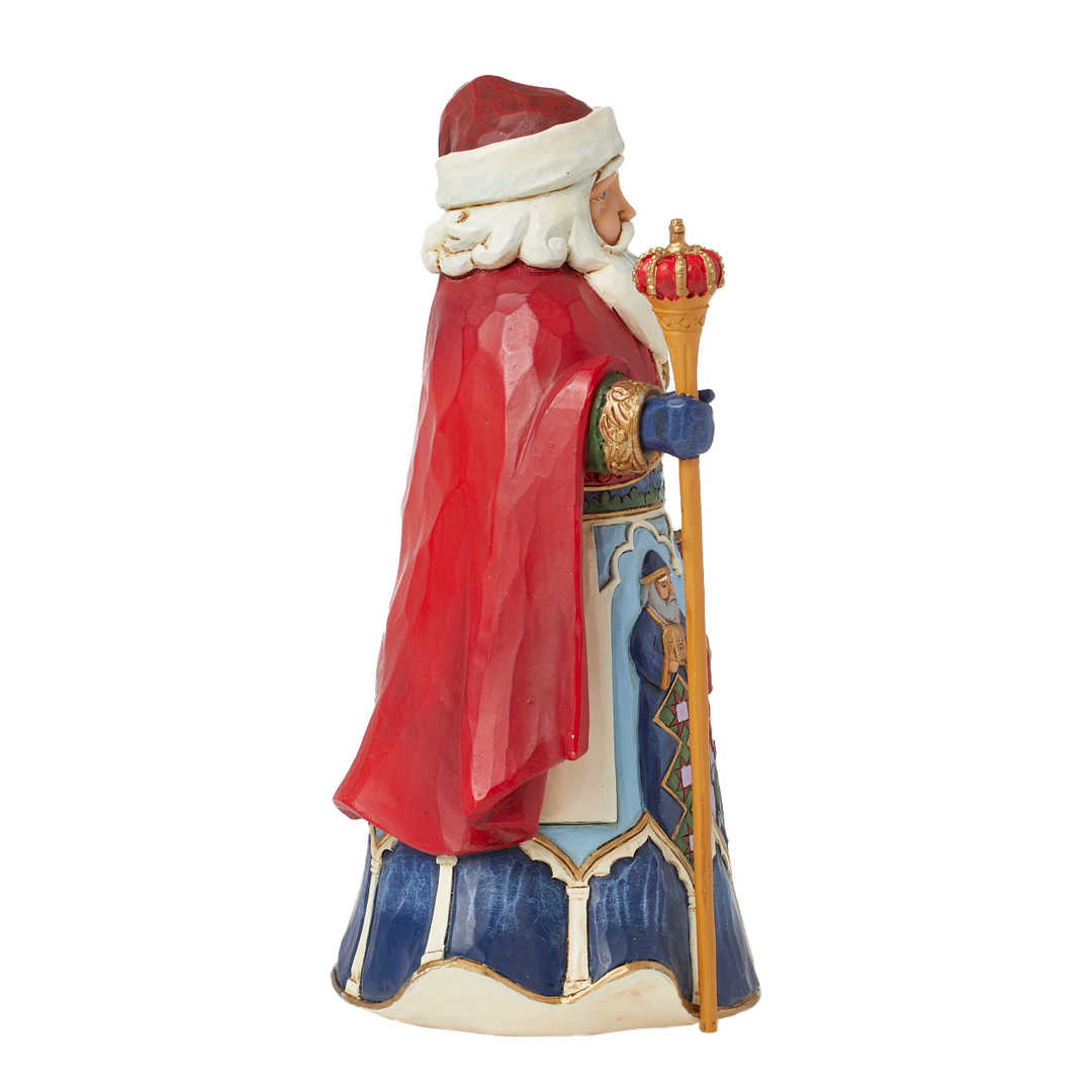 Jim Shore Heartwood Creek: Spanish Santa Figurine sparkle-castle