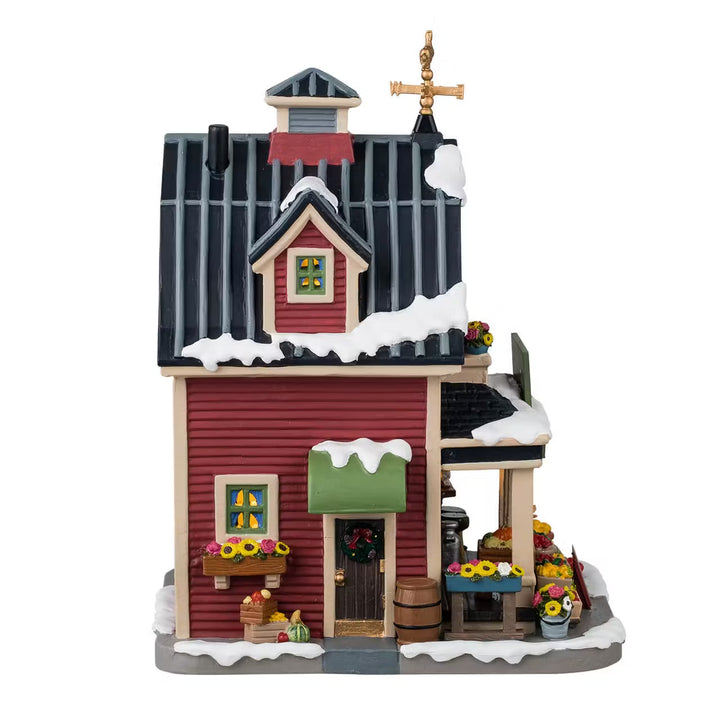 Lemax Harvest Crossing Village: Deb's Farm 'N' Floral sparkle-castle