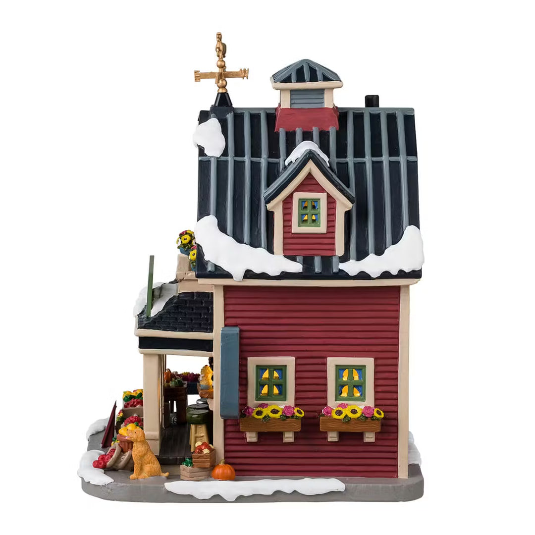 Lemax Harvest Crossing Village: Deb's Farm 'N' Floral sparkle-castle