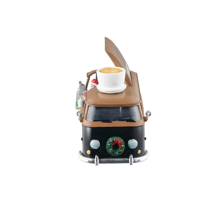 Lemax General Products Accessory: Rolling Roasters Coffee sparkle-castle