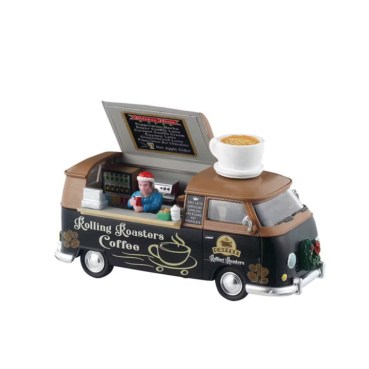 Lemax General Products Accessory: Rolling Roasters Coffee sparkle-castle