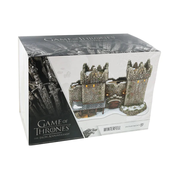 Department 56: Game of Thrones Winterfell Castle Village sparkle-castle