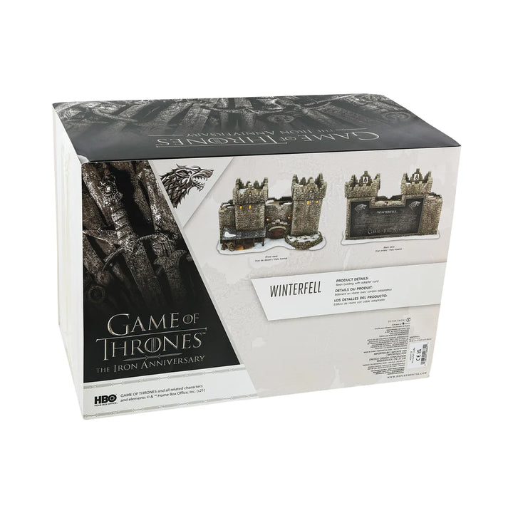 Department 56: Game of Thrones Winterfell Castle Village sparkle-castle