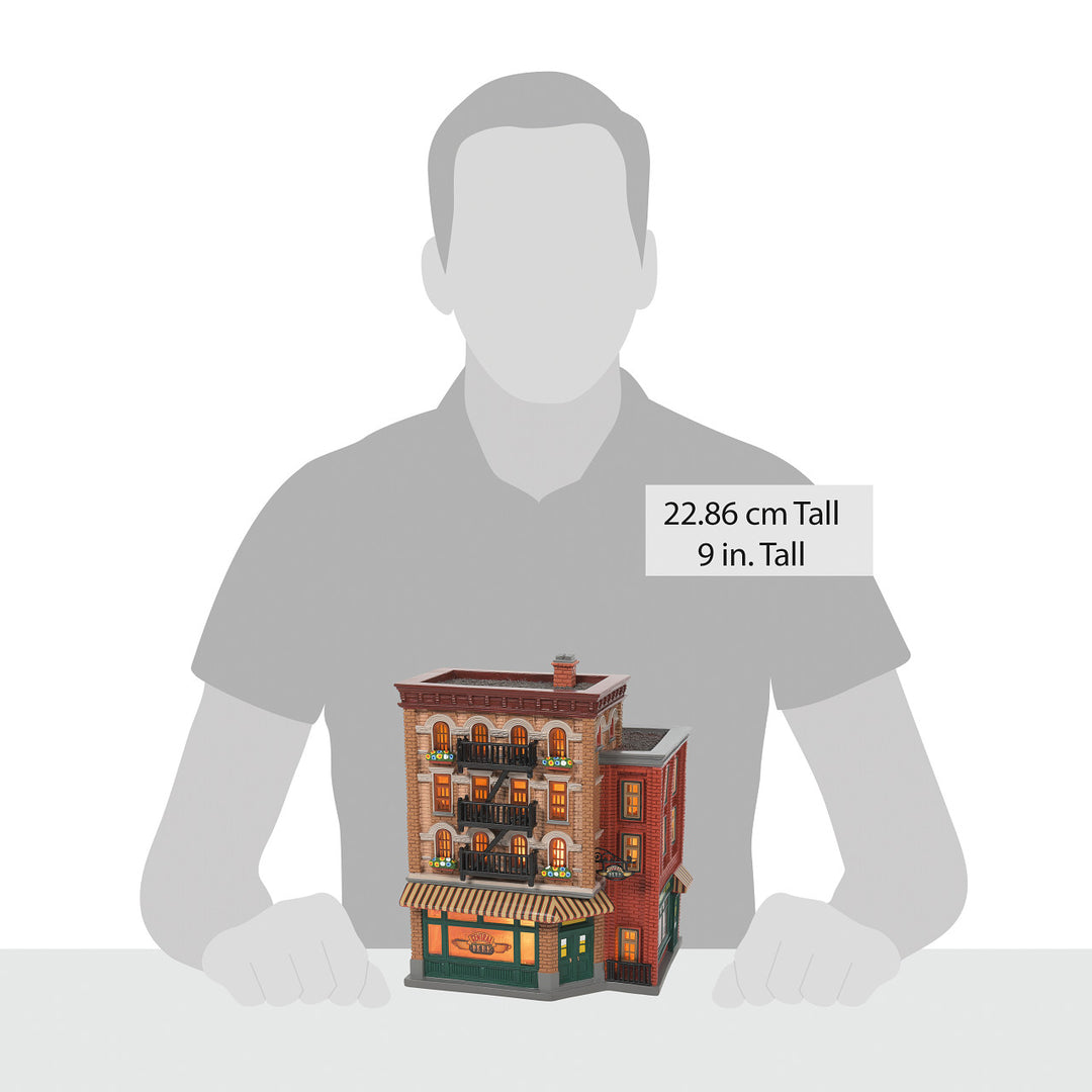 Department 56 Friends Village: Central Perk sparkle-castle