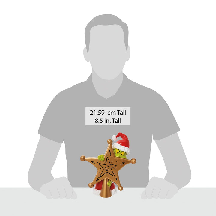 Studio Brands: Grinch Tree Topper sparkle-castle