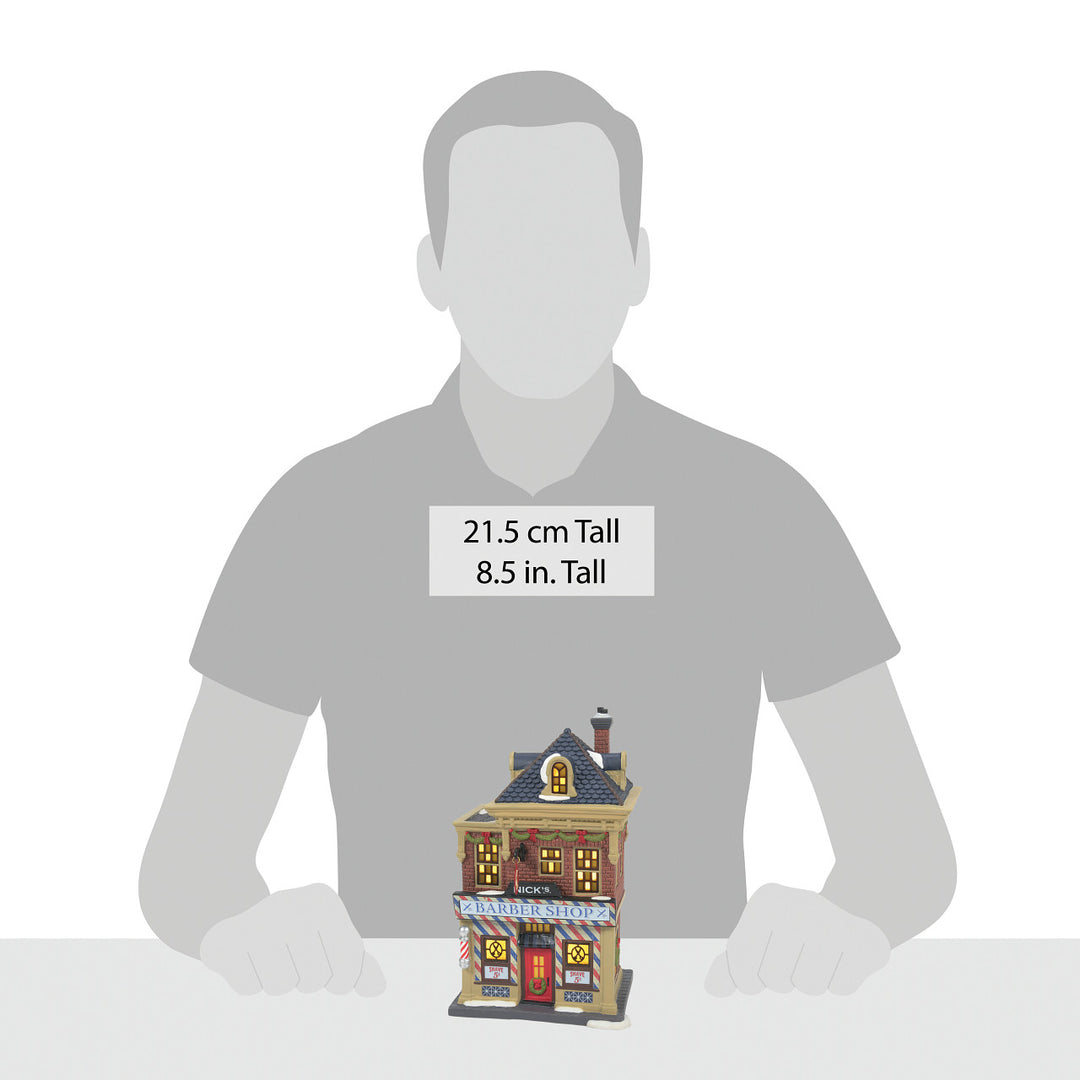 Department 56 Christmas In The City Village: A Little Off The Top sparkle-castle