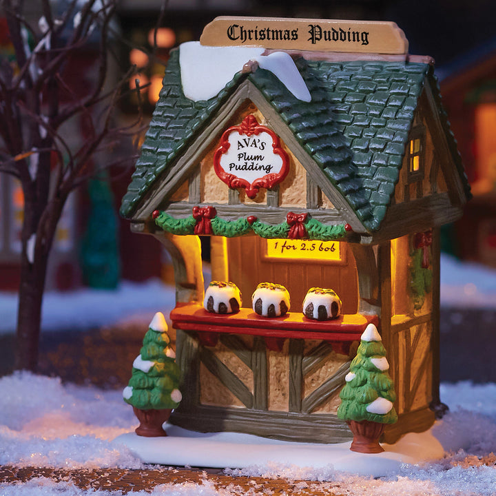 Department 56 Dickens Village: Ava's Plum Pudding sparkle-castle