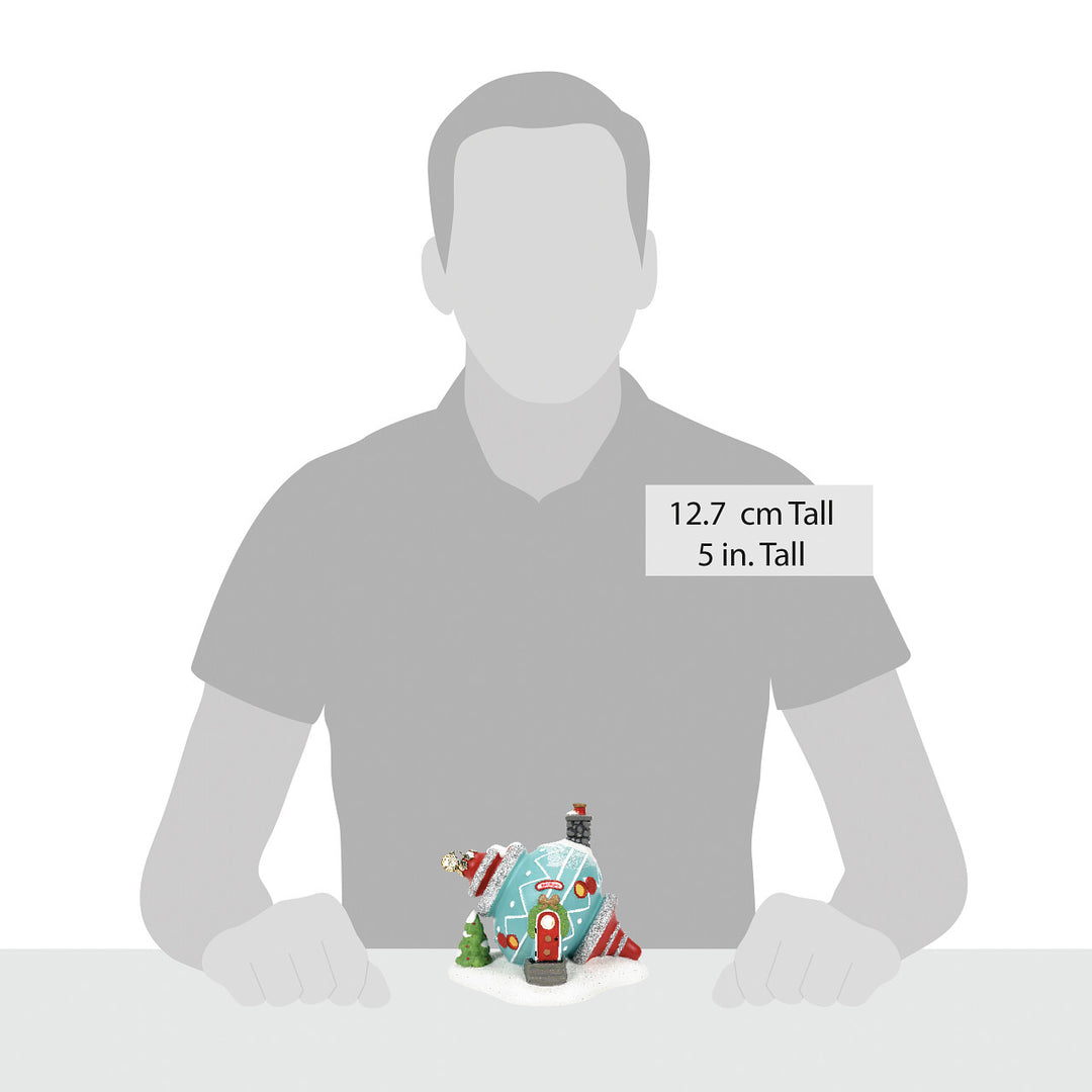 Department 56 North Pole Series: Bauble's Ornament House sparkle-castle