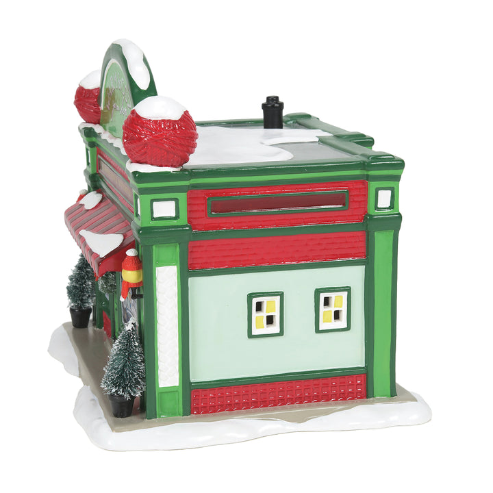 Department 56 Original Snow Village: Warm & Cozy Yarn Shop sparkle-castle