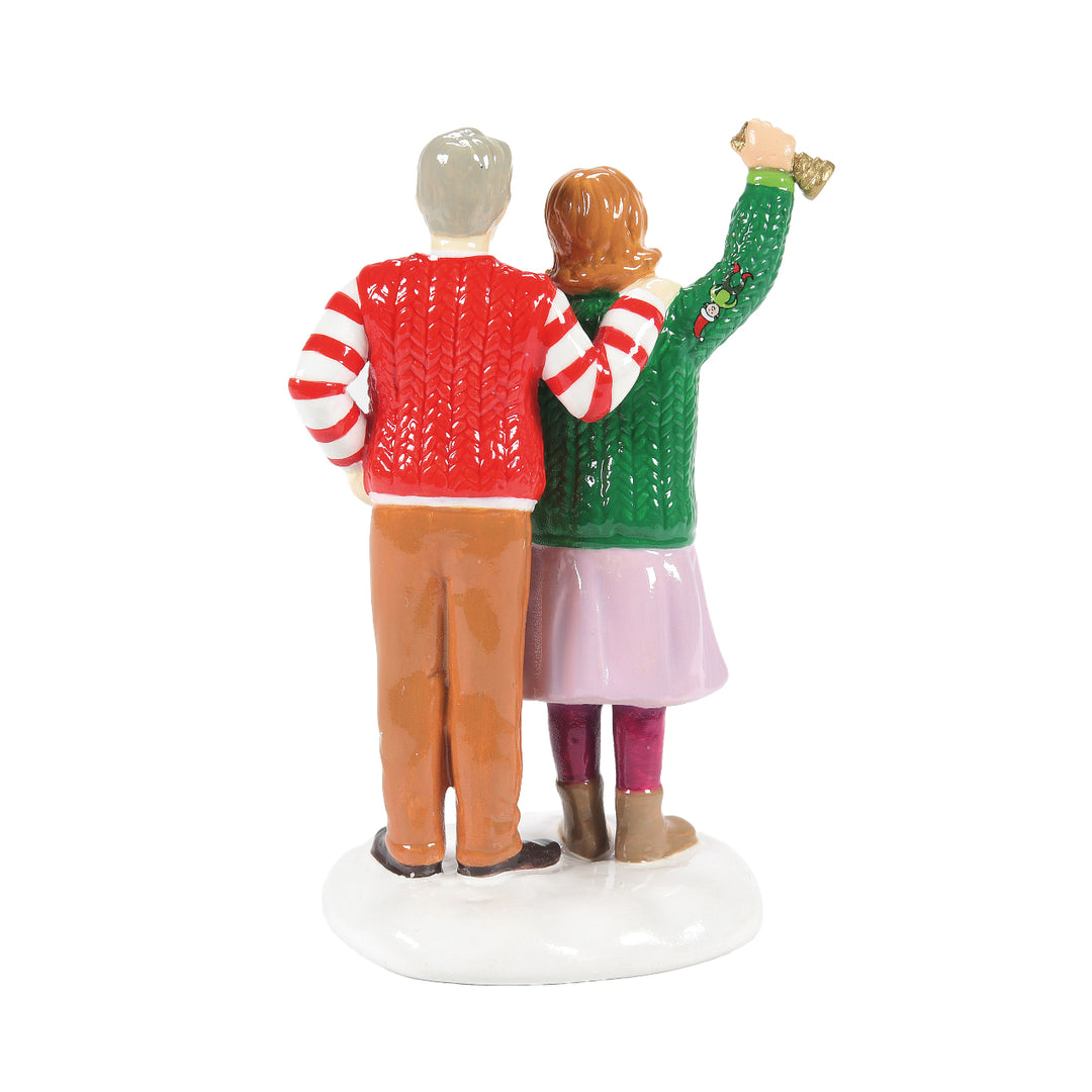 Department 56 Original Snow Village Accessory: Ugliest Sweater Champion sparkle-castle