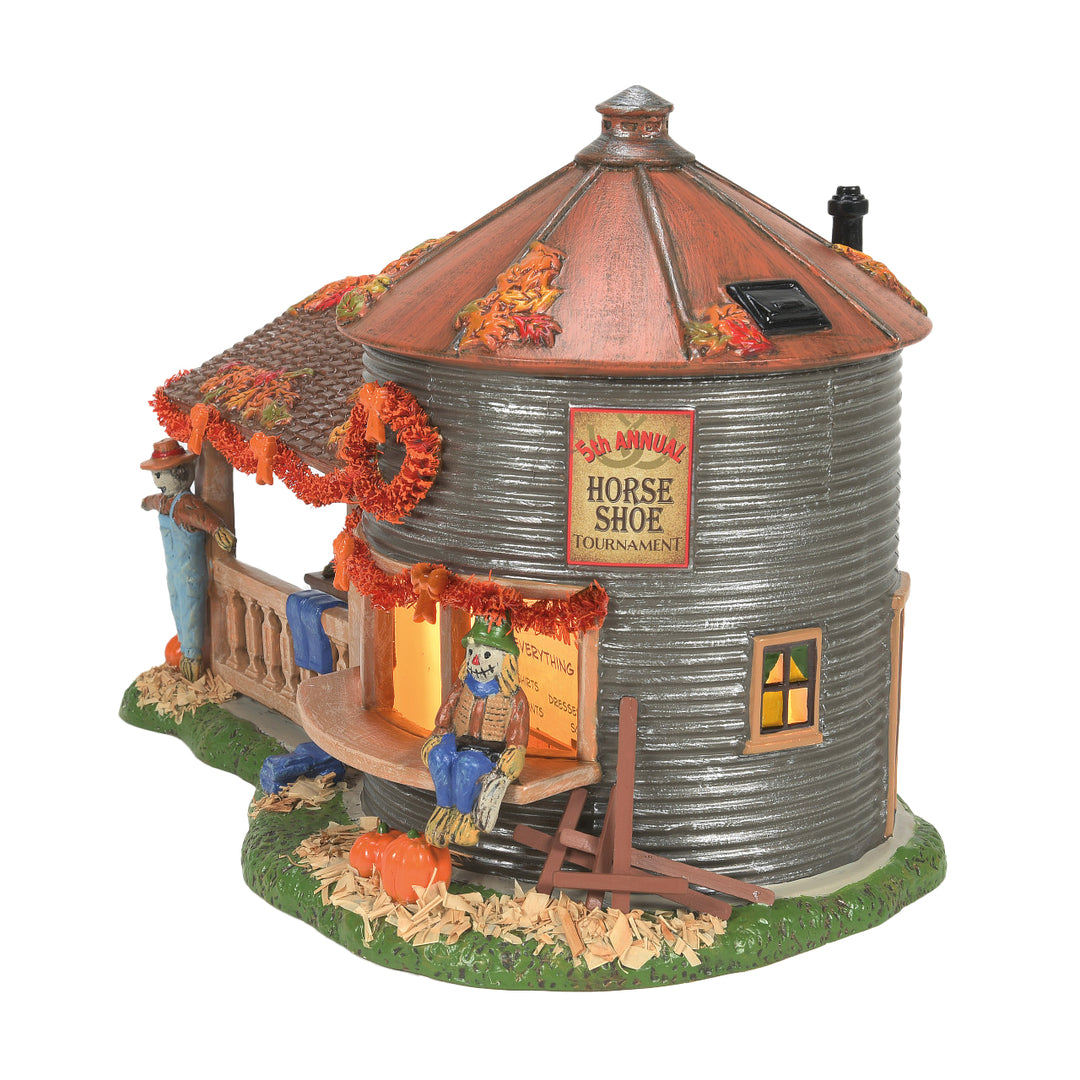 Department 56 Snow Village Halloween: Make & Take Scarecrow Shack sparkle-castle