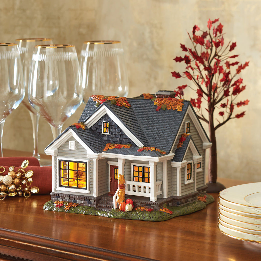 Department 56 Snow Village Harvest: Gather 'Round For Thanksgiving sparkle-castle