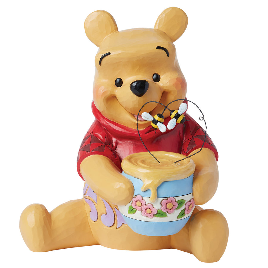 Jim Shore Disney Traditions: Pooh Honey Pot Big Figurine sparkle-castle