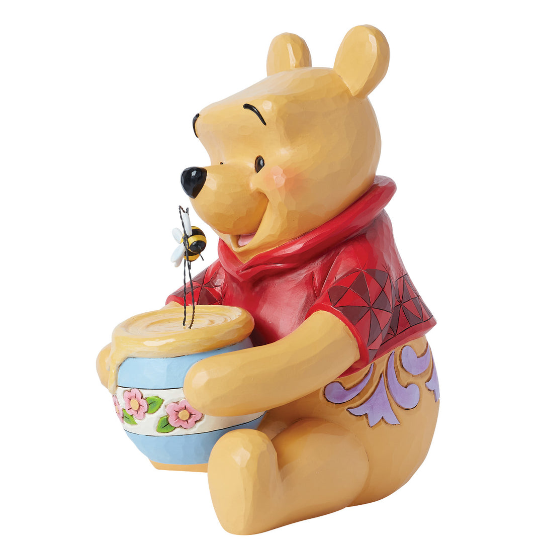Jim Shore Disney Traditions: Pooh Honey Pot Big Figurine sparkle-castle