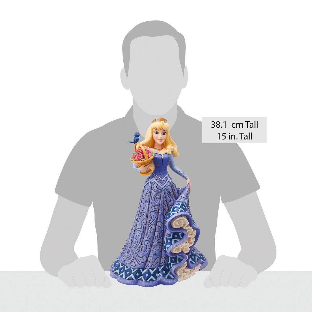 Jim Shore Disney Traditions: Aurora Deluxe 6th In Series Figurine sparkle-castle