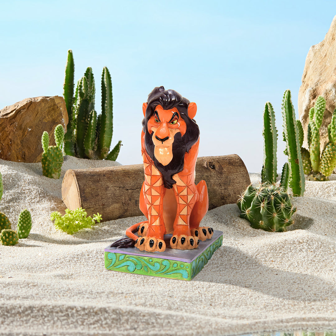 Jim Shore Disney Traditions: Scar Figurine sparkle-castle