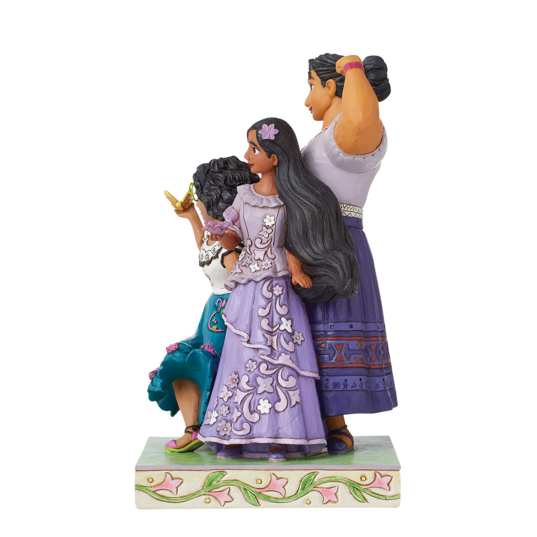 Jim Shore Disney Traditions: Encanto - Miabel, Luisa, Isabella Figurine sparkle-castle