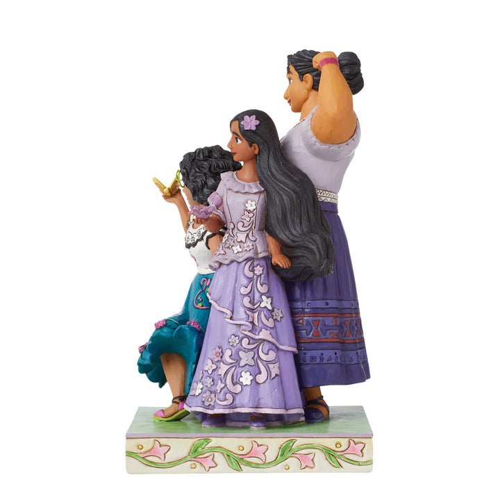 Jim Shore Disney Traditions: Encanto - Miabel, Luisa, Isabella Figurine sparkle-castle