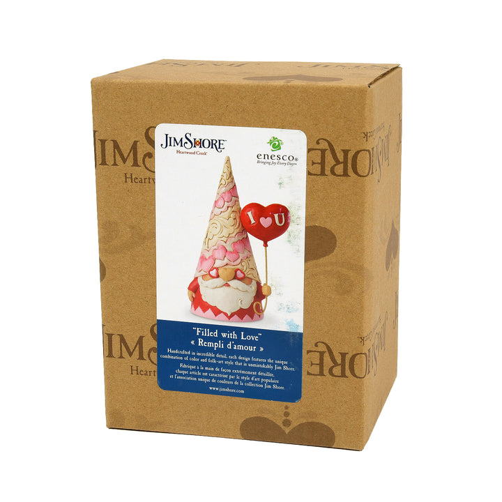Jim Shore Heartwood Creek: Love Gnome with Heart Balloon Figurine sparkle-castle