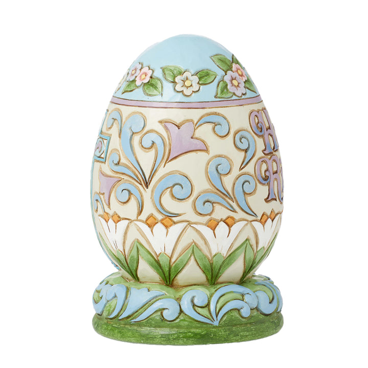 Jim Shore Heartwood Creek: Easter Egg Figurine sparkle-castle