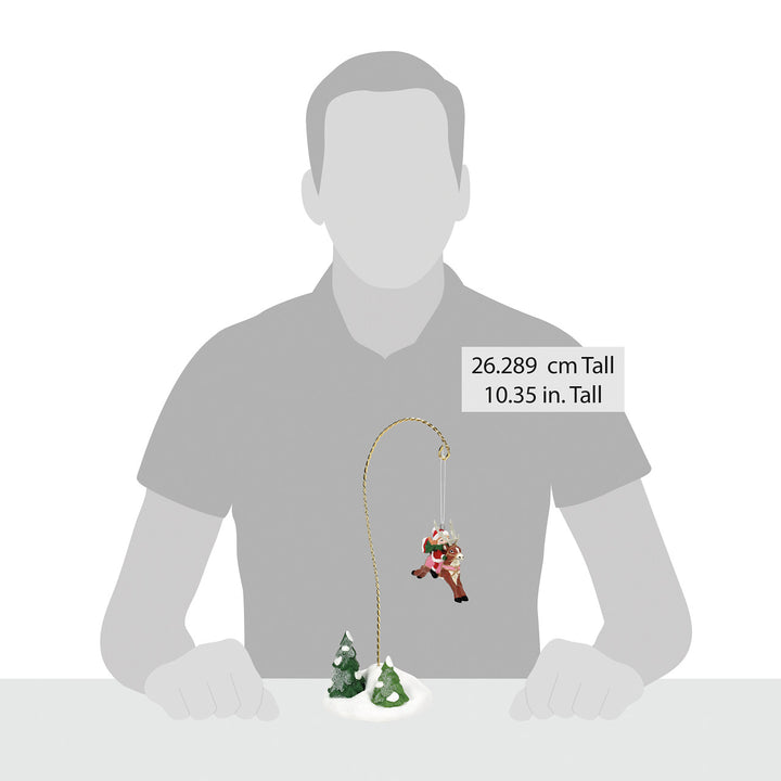 Department 56 North Pole Series Accessory: Elfette Test Flight - Aerial sparkle-castle