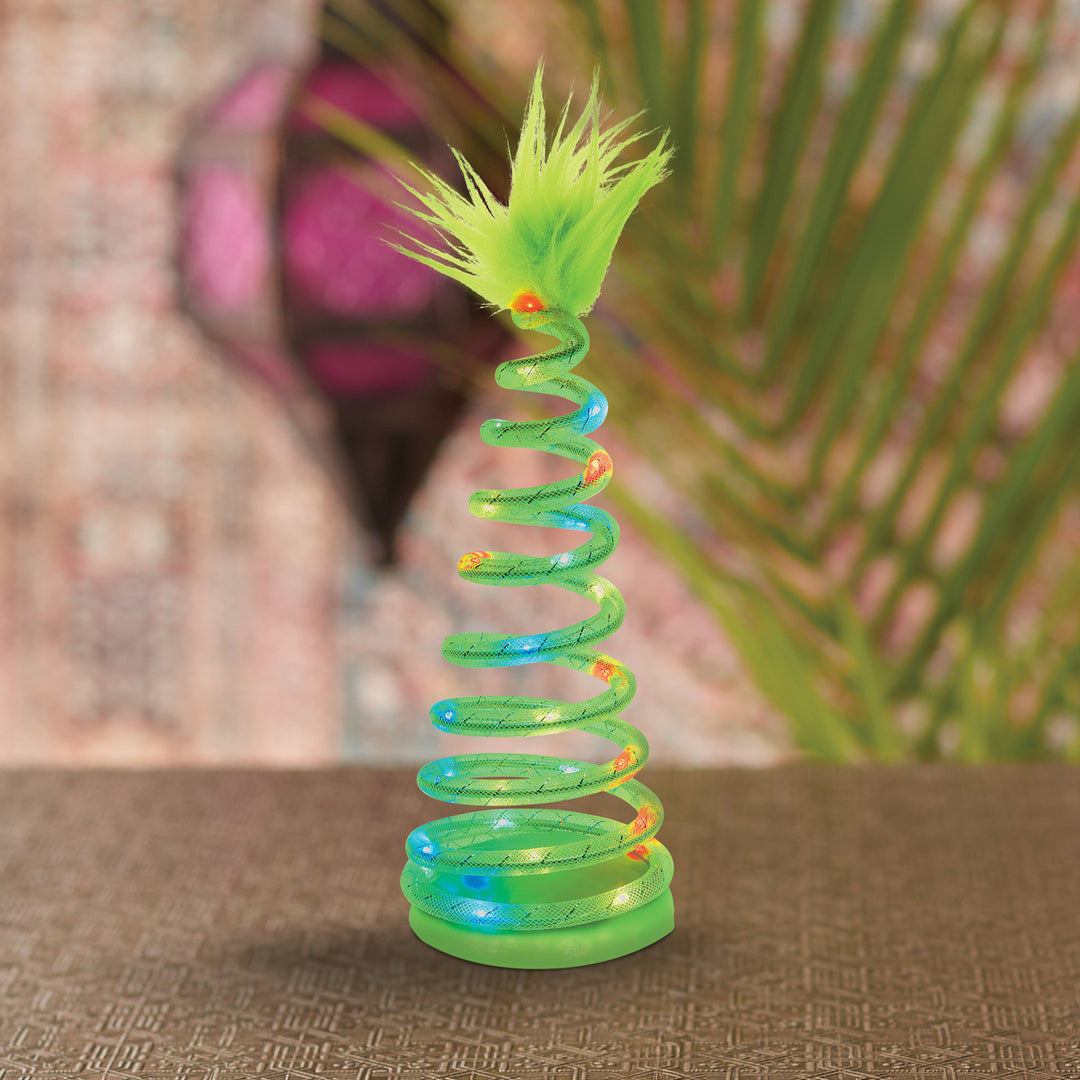 Department 56 Cross Product Village Accessory: Merry & Bright Spiralight sparkle-castle