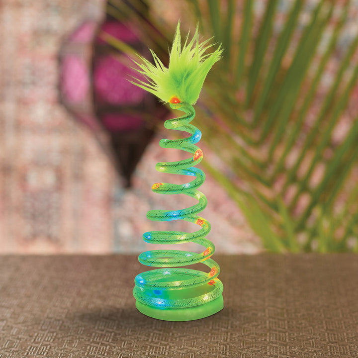 Department 56 Cross Product Village Accessory: Merry & Bright Spiralight sparkle-castle