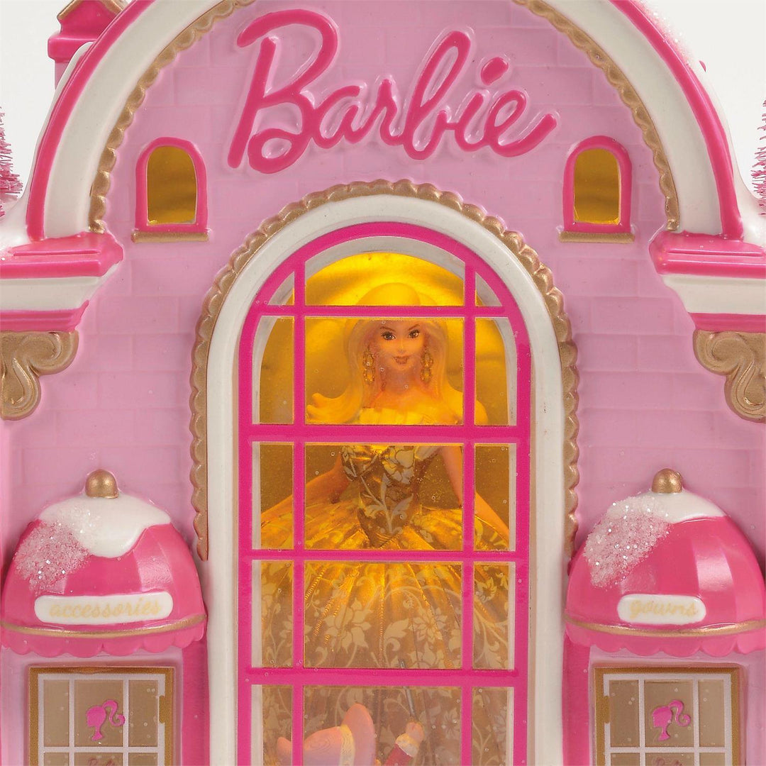 Department 56 North Pole Series: Barbie Gown Boutique, Set of 2 sparkle-castle