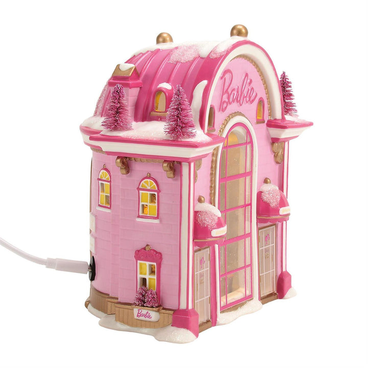 Department 56 North Pole Series: Barbie Gown Boutique, Set of 2 sparkle-castle