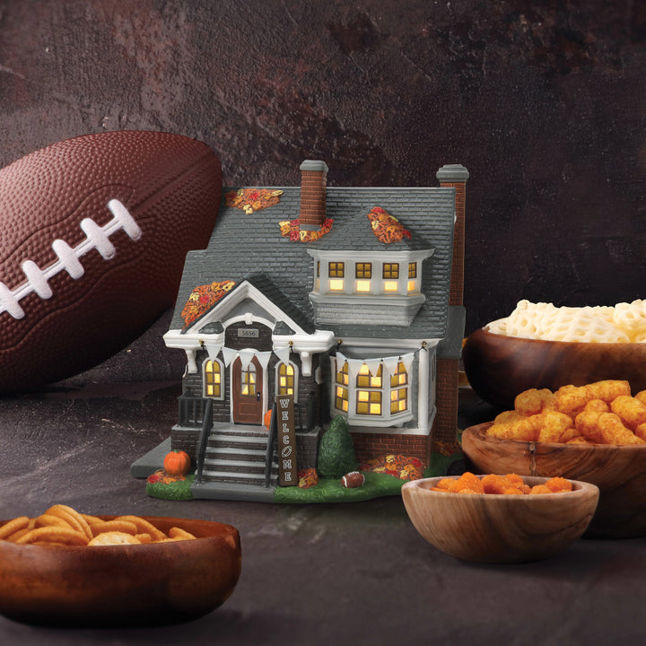 Department 56 Snow Village Harvest: Friday Night Fanatics sparkle-castle