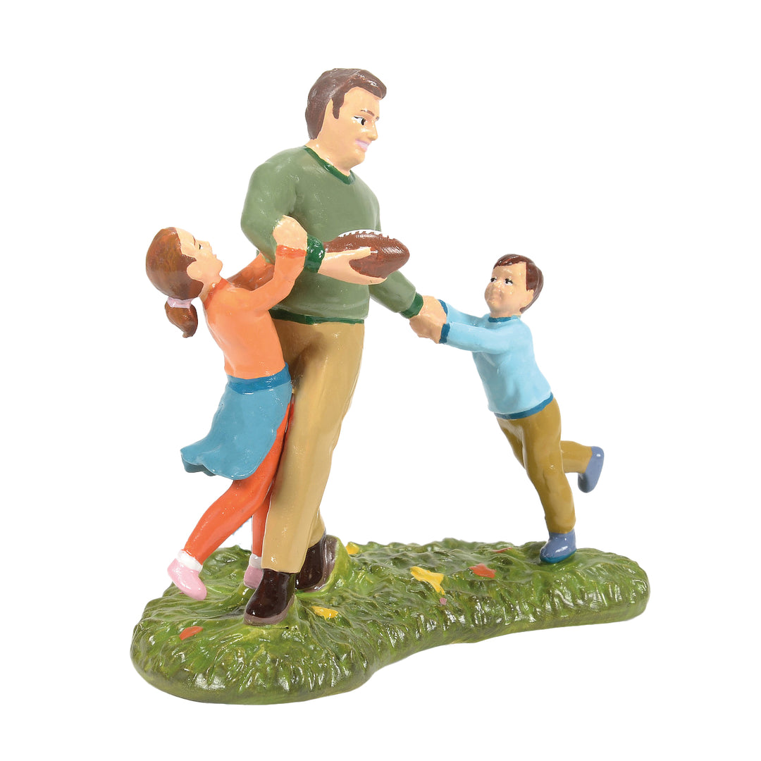 Department 56 Snow Village Harvest Accessory: Let's Get Dad! sparkle-castle