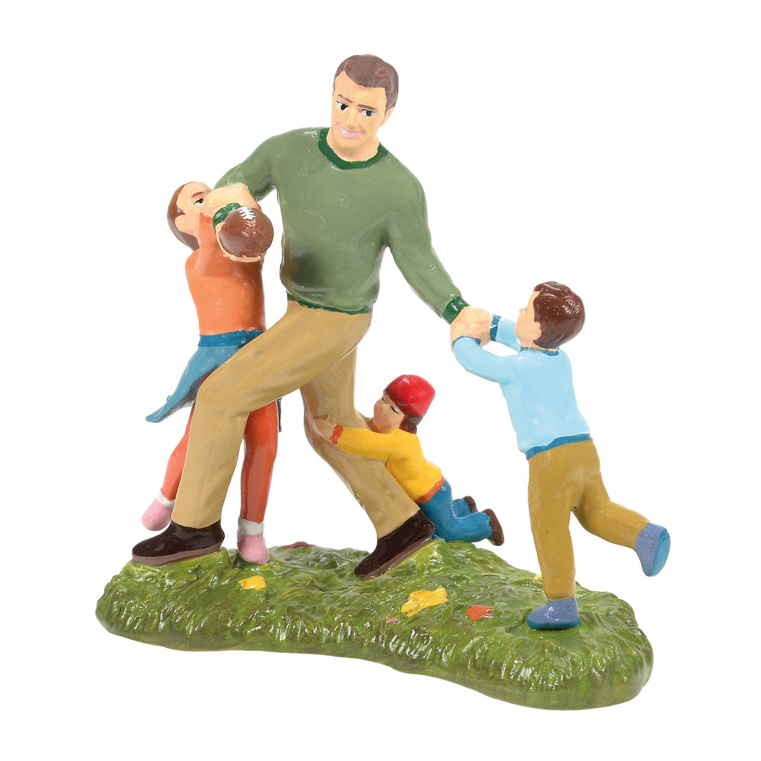 Department 56 Snow Village Harvest Accessory: Let's Get Dad! sparkle-castle