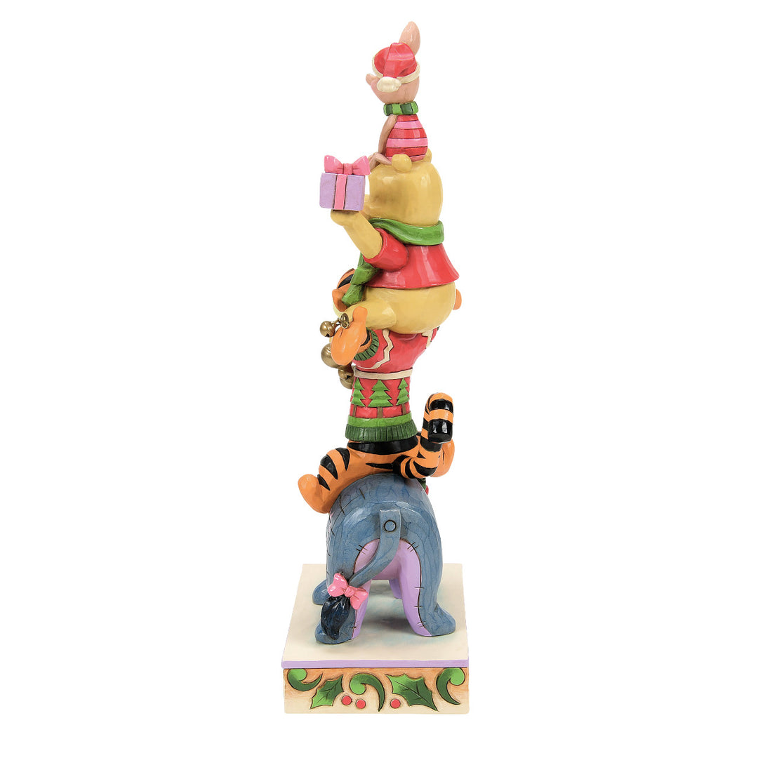 Jim Shore Disney Traditions: Stacked Pooh & Friends Figurine sparkle-castle
